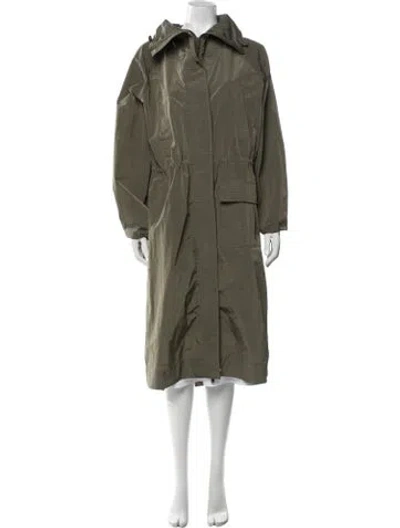 Pre-owned Ganni Parka W/ Tags In Green