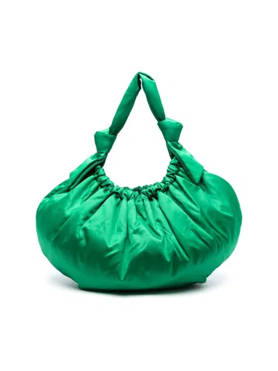 Ganni Passepartout Large Hobo Shoulder Bag In Green