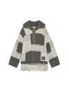 Ganni Patchwork Fringe Sweater