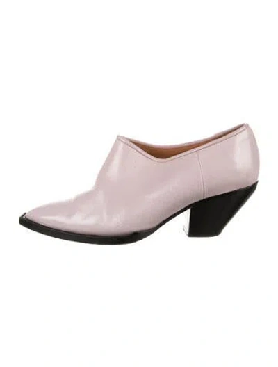 Pre-owned Ganni Patent Leather Pumps In Pink