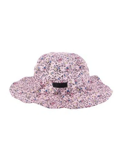 Pre-owned Ganni Patterned Bucket Hat In Pink