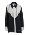Ganni Patterned Shirts  Blouses In Black