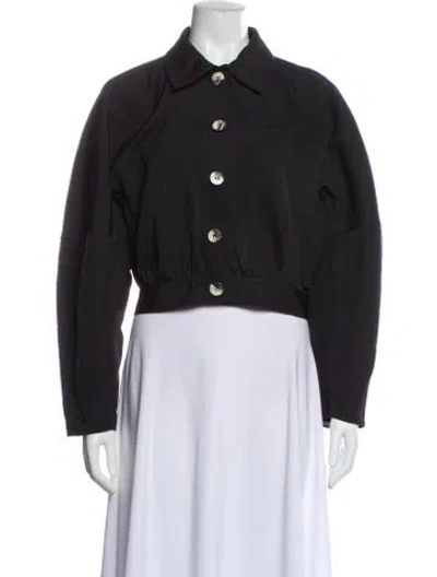Pre-owned Ganni Performance Jacket In Black
