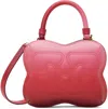 GANNI PINK GRADIENT SMALL BUTTERFLY CROSSBODY BAG