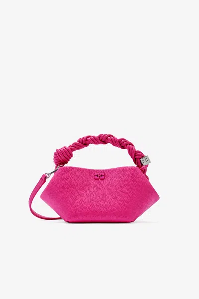Ganni Pink Mini Bou Bag In