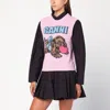 Ganni Puppy Wool-blend Crewneck Vest