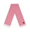 Ganni Pink Scarf In Pink