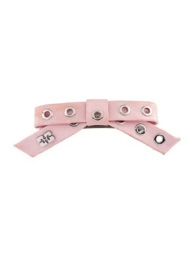 Pre-owned Ganni Pink Single Hair Clip