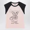 Ganni Basic Jersey Bunny Raglan T-shirt T-shirts Pink