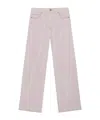 Ganni Overdyed Izey Jeans In Chalk Pink In Pink
