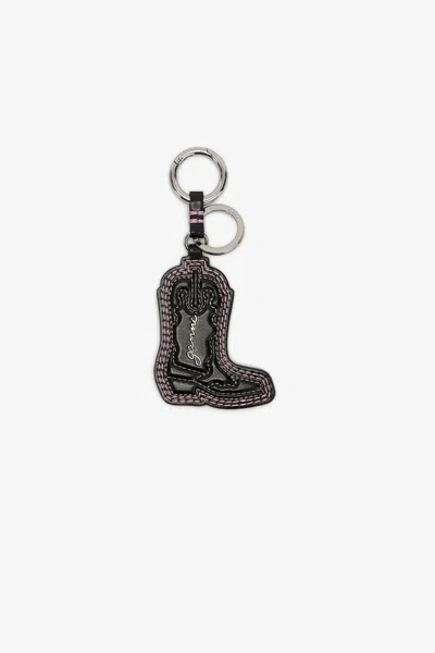 GANNI PINK WESTERN BOOT KEYRING