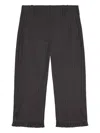 Ganni Pinstriped Trousers - Women's - Fabric