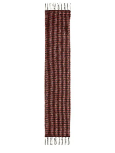 Ganni Plaid Scarf