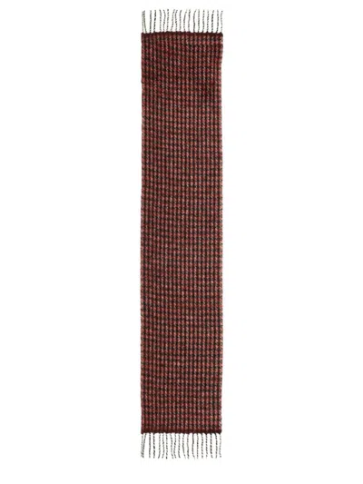 GANNI PLAID SCARF