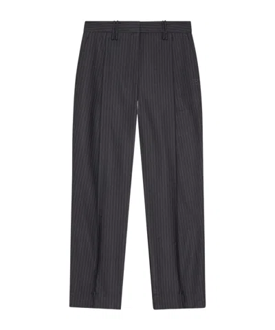 GANNI GANNI STRIPED PATTERN PANTS