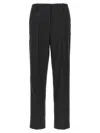 Ganni Pleated Trousers In Black