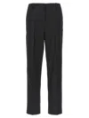 GANNI PLEATED TROUSERS PANTS BLACK