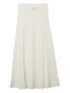 Ganni Shiny Pointelle Knit Skirt