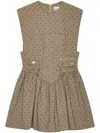 GANNI POLKA DOT-PRINT MINIDRESS