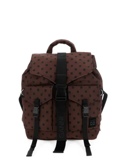 GANNI POLKA-DOT BACKPACK