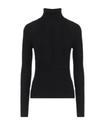 Ganni Polo Necks In Black