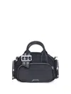 Ganni Polochon Mini Handbag In Black