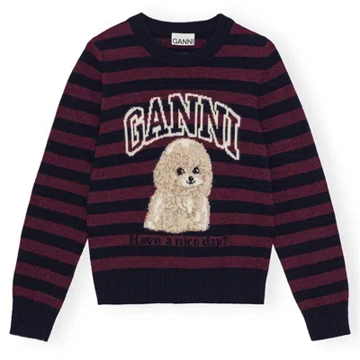 GANNI GANNI POODLE JUMPER MULTI