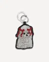 Ganni Women Poodle Key Ring In White