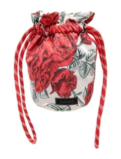 Pre-owned Ganni Pouch In Red