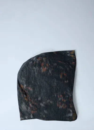 Ganni Women Printed Bonnet In Black