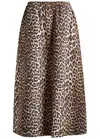 Ganni Printed Cotton-poplin Maxi Skirt In Multi