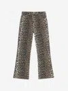 Ganni Betzy Leopard Cropped Jeans In Animal Print