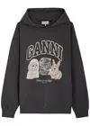 Ganni Hoodie With Logo Print