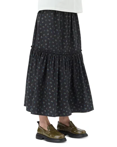GANNI PRINTED MAXI SKIRT