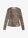 Ganni Oberteil Mit Leoparden-print