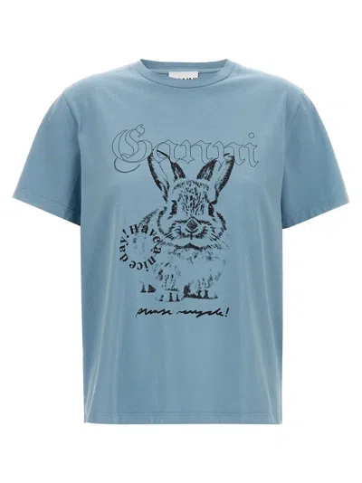 GANNI PRINTED T-SHIRT