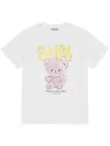 Ganni Women Teddy Organic Cotton T-shirt