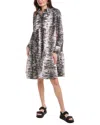 Ganni Short Dresses In Silver