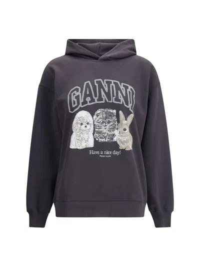 GANNI PUPPIES HOODIE