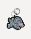 Ganni Women Puppy Keychain In Multi