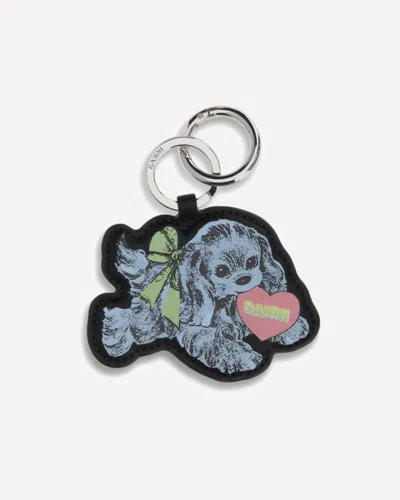 GANNI PUPPY KEYCHAIN
