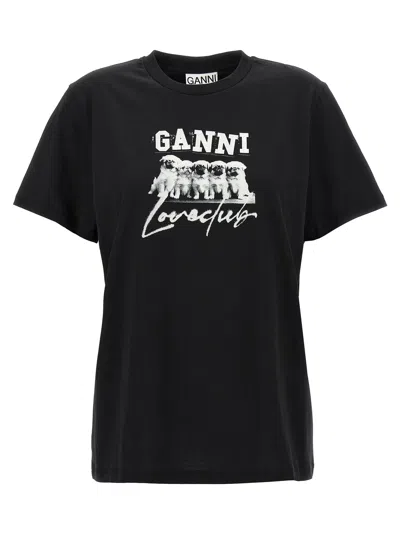 GANNI PUPPY LOVE T-SHIRT