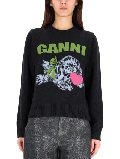 GANNI GANNI "PUPPY" SHIRT