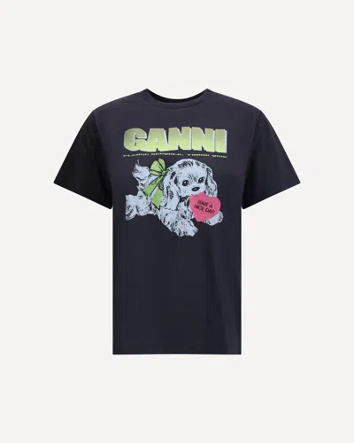 GANNI PUPPY T-SHIRT