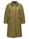 Ganni Single-breasted Quilted Jacket