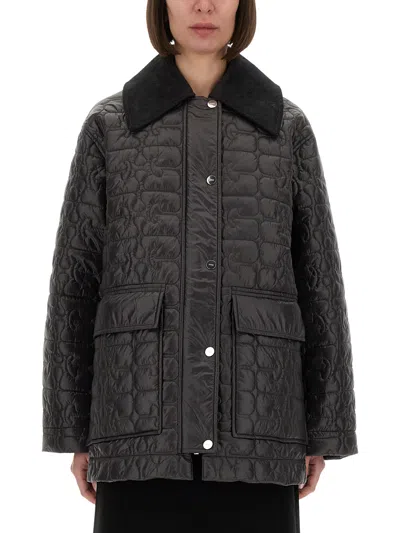 GANNI QUILTED MIDI JACKET