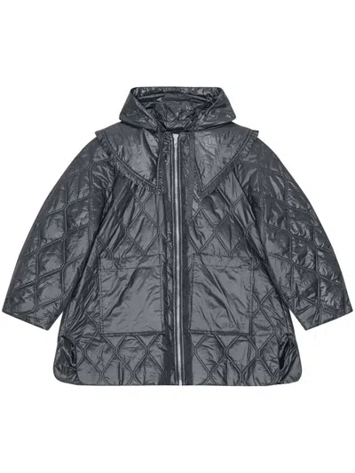GANNI GANNI QUILTED SHORT JACKET