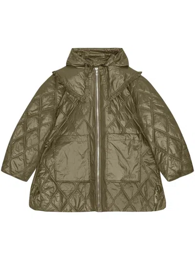 GANNI GANNI QUILTED SHORT JACKET