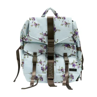 GANNI GANNI RE TECH BACKPACK -  - SYNTHETIC - MULTICOLOR