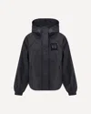 Ganni Recycled Nylon Jacket In Black